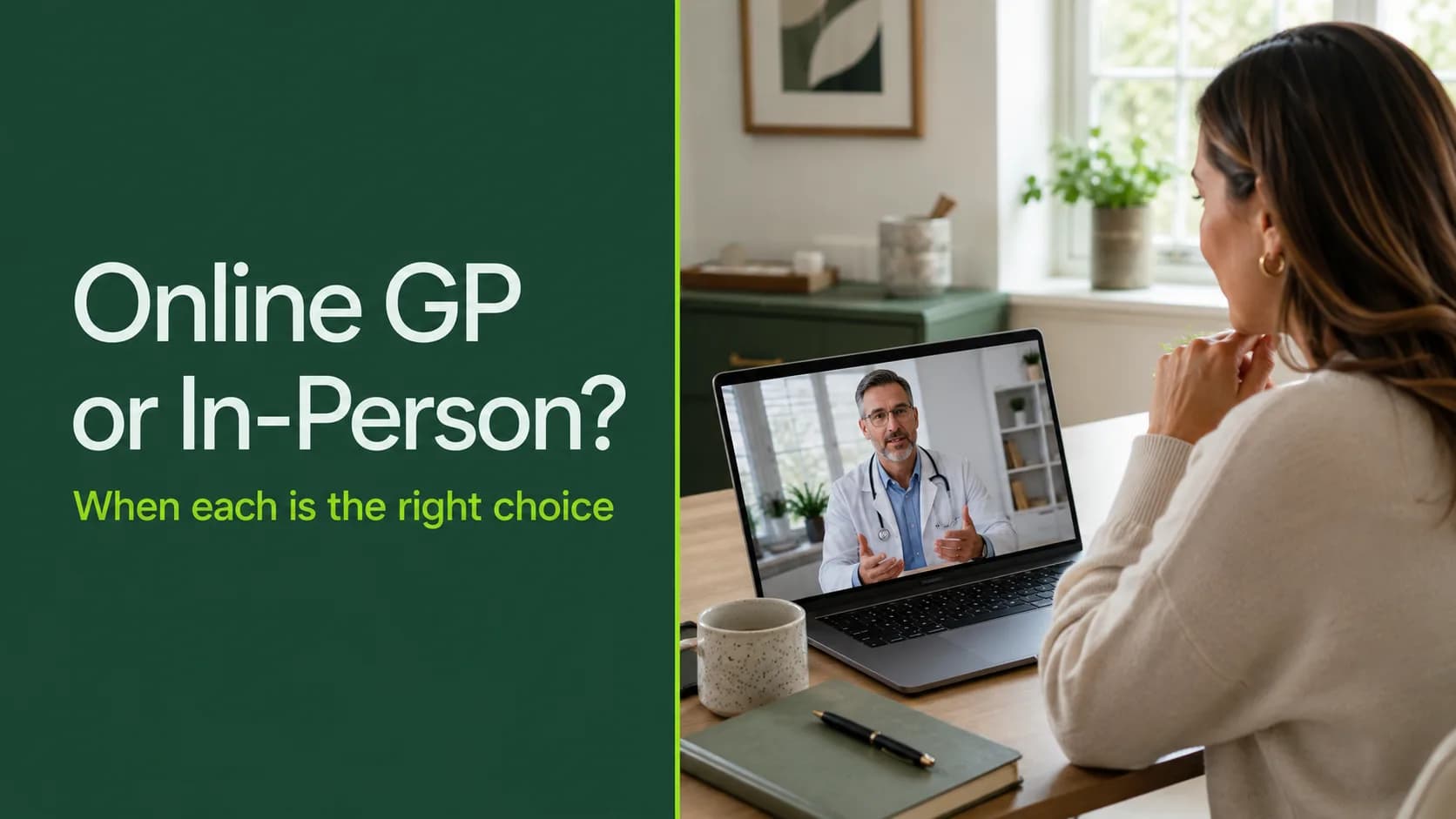 ¿Médico online o presencial? Guía por síntomas sobre telemedicina y urgencias