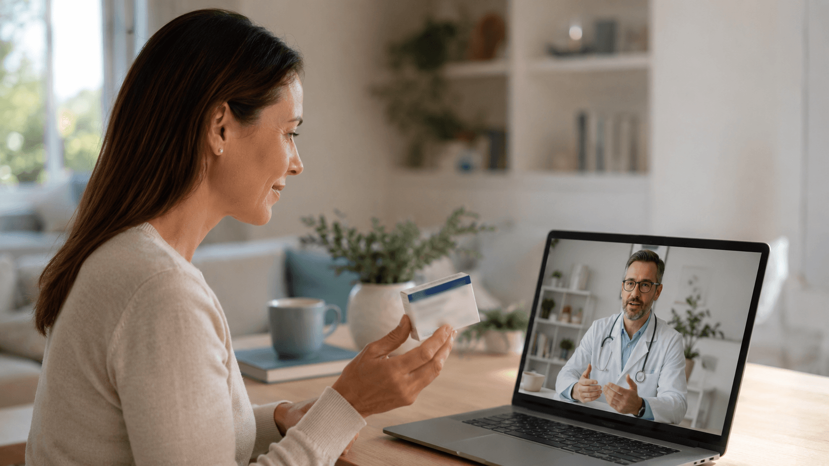 Renovação de Receita telemedicine consultation