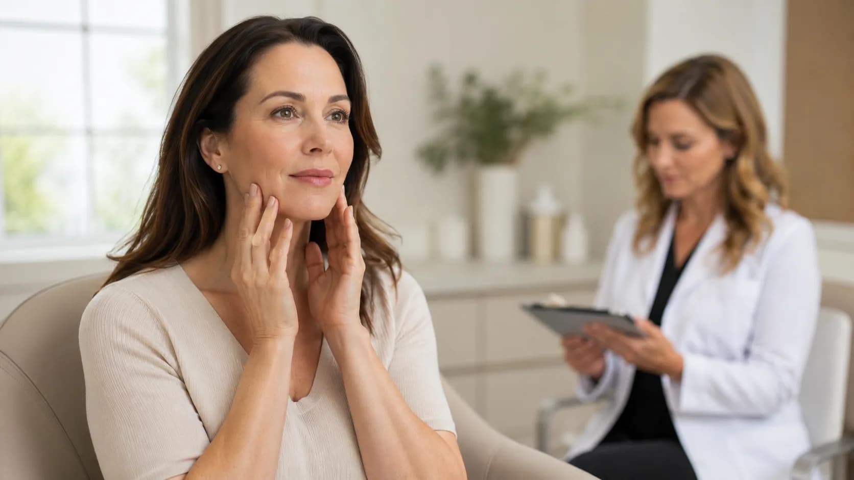 Consulta de asesoramiento en medicina estética y seguimiento post-procedimiento