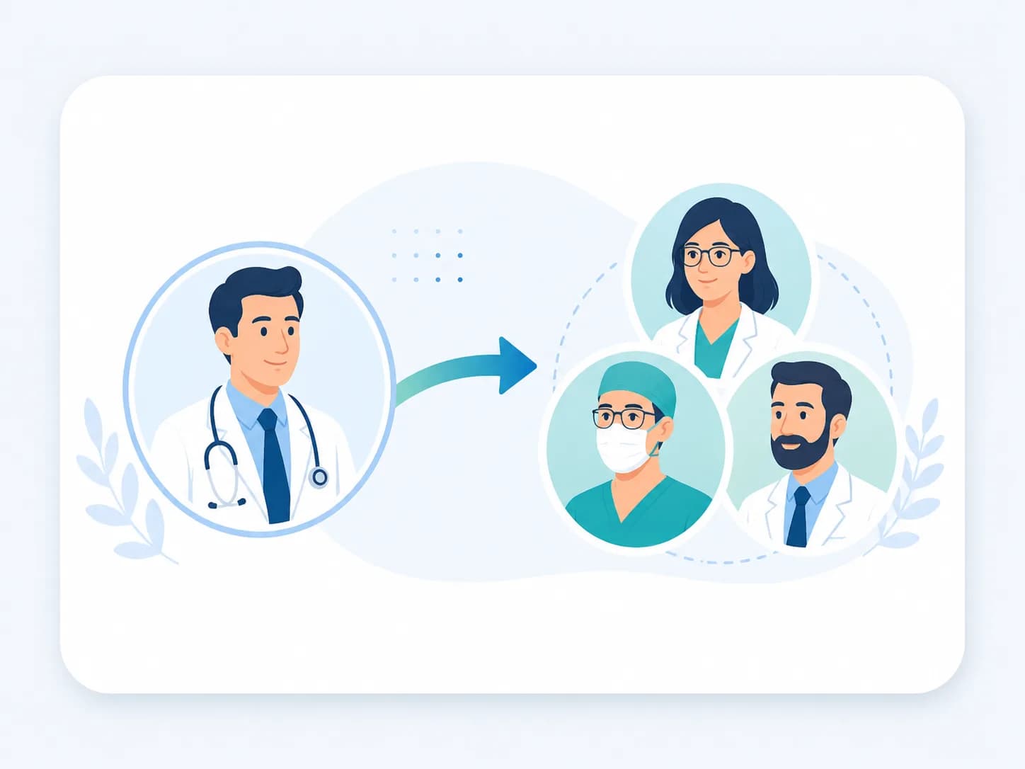 Cartas médicas, encaminhamentos e investigações — coordenação online